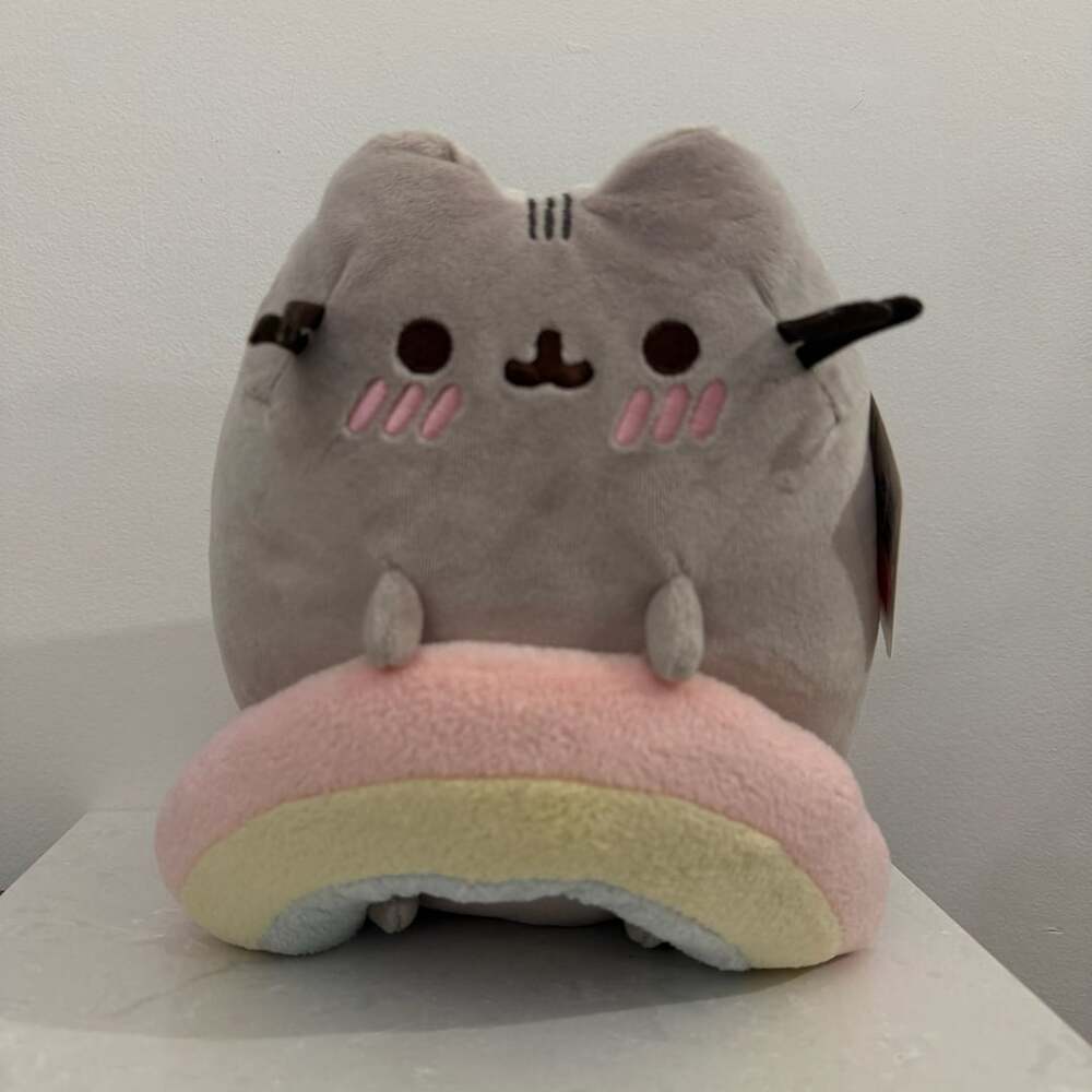 Gund Pusheen with Rainbow Plush Stuffed Animal Toy